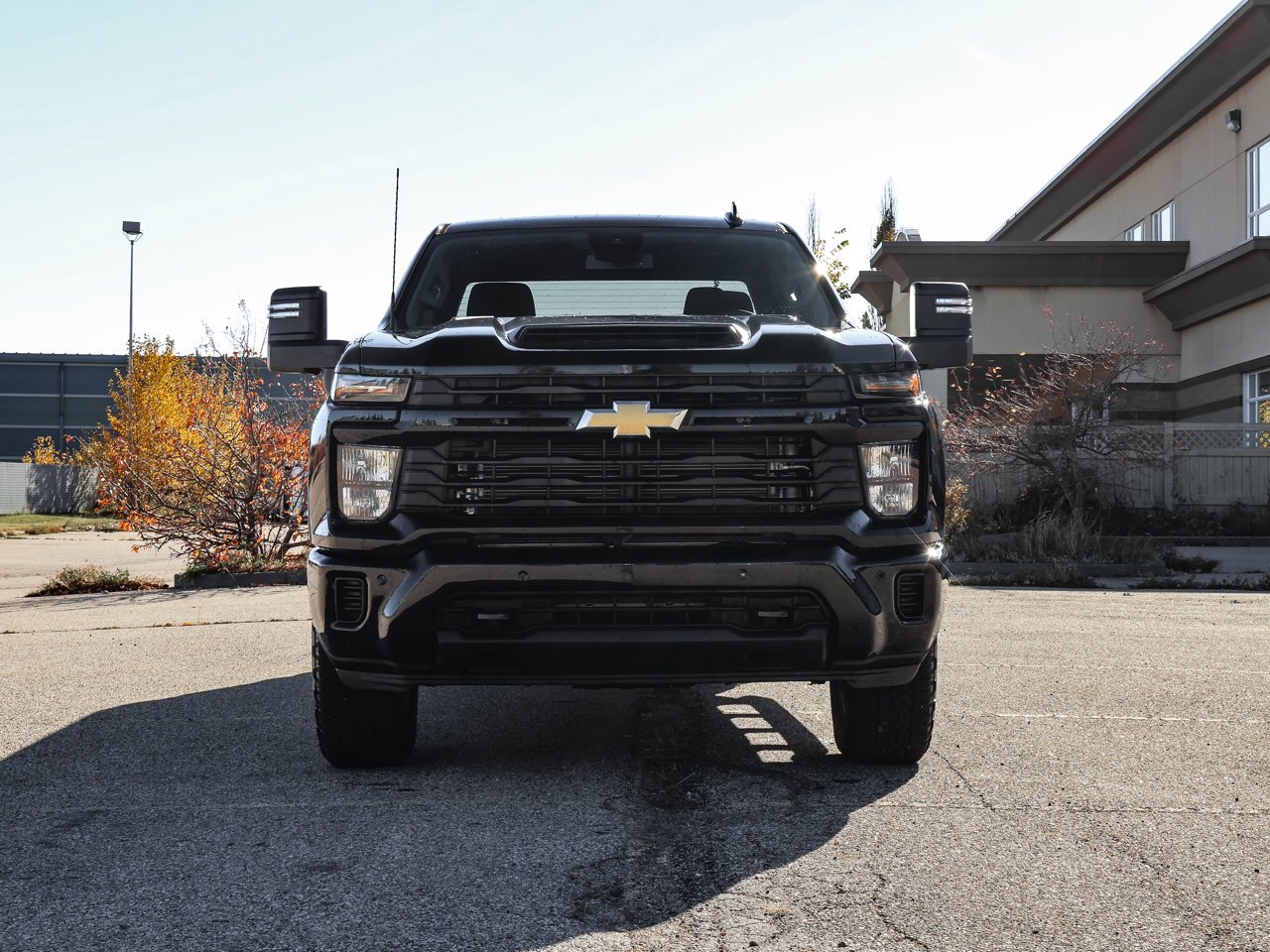 2026 Chevrolet Silverado 2500HD 4WD Crew Cab 159 Custom Black Sherwood Park - photo #2