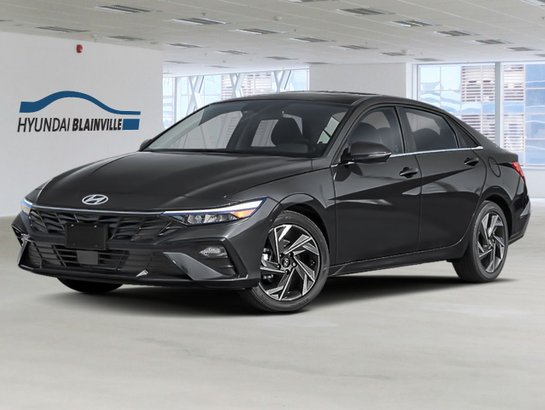Hyundai Elantra hybride LUXURY DCT W/TWO-TONE INTERIOR 2025 Noir abysse
