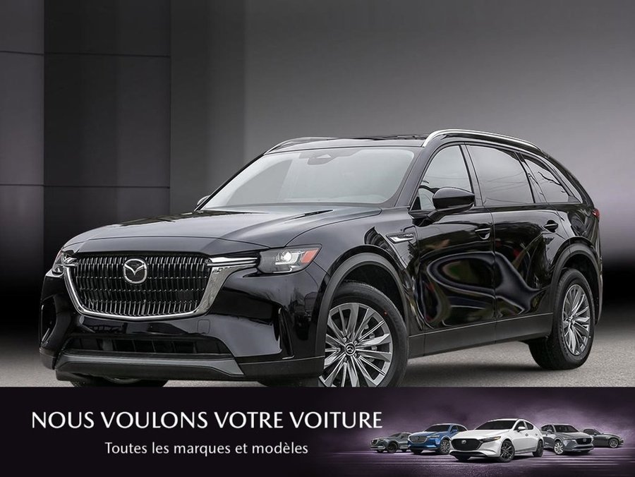 Mazda CX-90 hybride rechargeable 2026 2026 Noir de jais mica