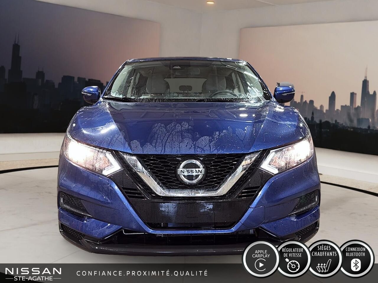 2023 Nissan Qashqai S TI | JAMAIS ACCIDENTÉ | SIÈGES CHAUFFANTS | ANGLES MORTS | CAMÉRA DE RECUL Blue Saint-Jérôme - photo #1