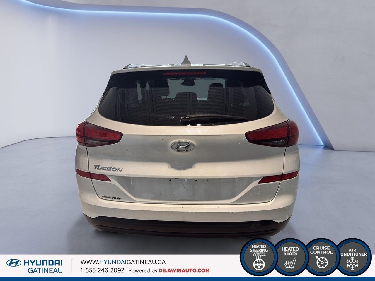2021 Hyundai Tucson White Gatineau - photo #2