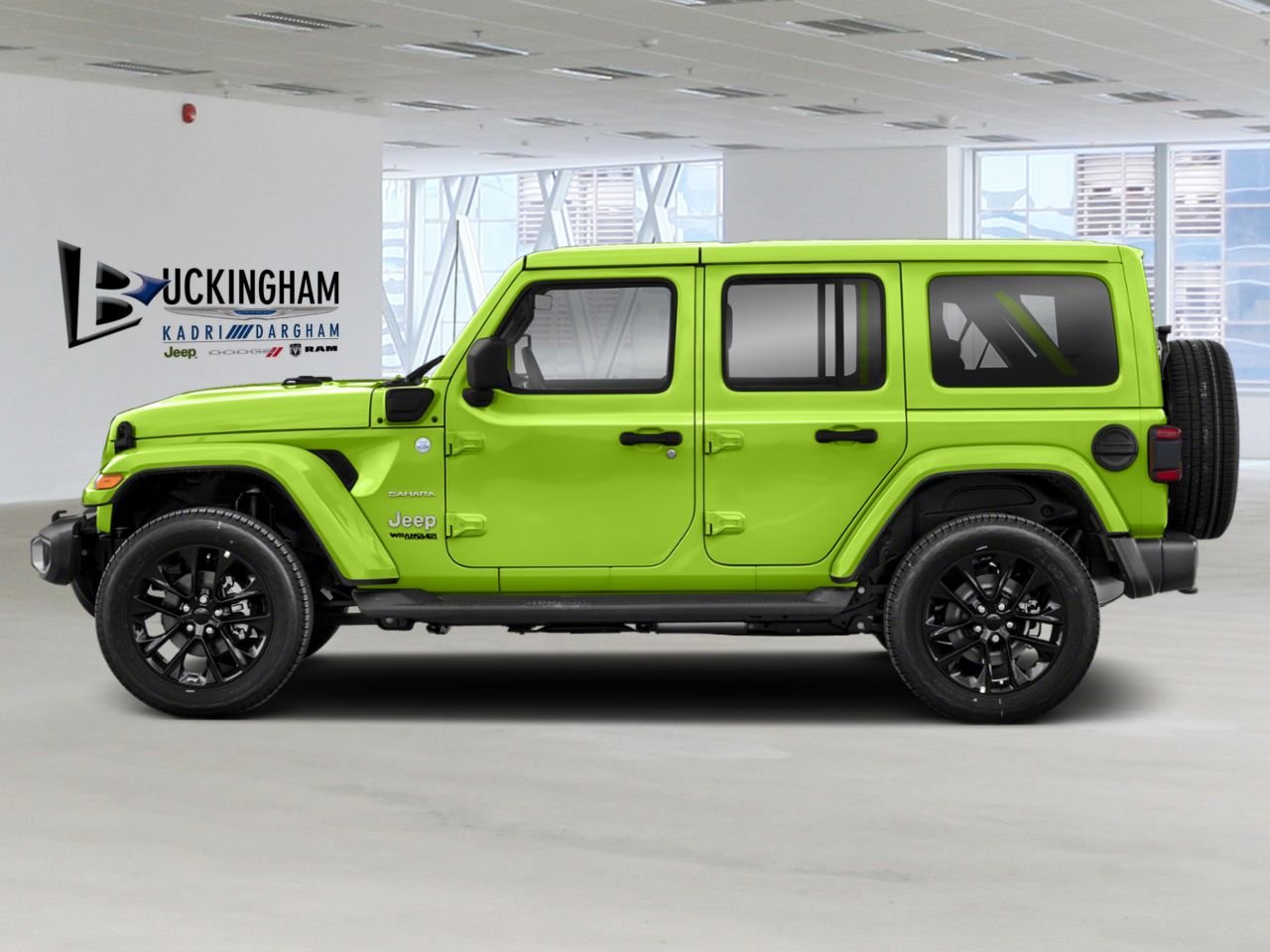 Jeep Wrangler Sahara 2021 Vert Gatineau - photo #2