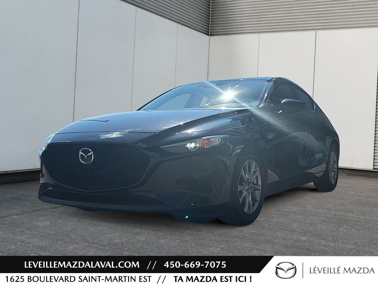 Black 2019 Mazda MAZDA3 Sport Hatchback Automatic