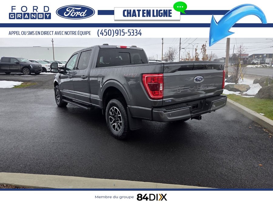 Ford F-150 XLT SuperCrew 4RM caisse de 6,5 pi, V8 5.0L, SPORT 2023 Gris