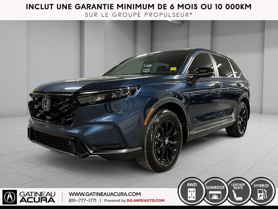 Honda CR-V hybride EX-L Traction Intégrale 2024 Bleu