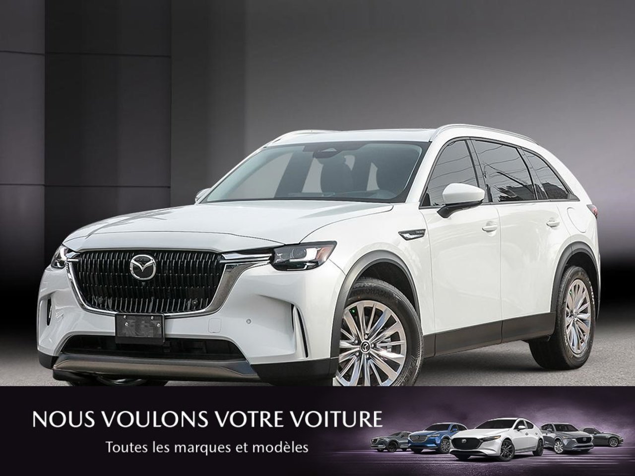 2026 Mazda CX-90 MHEV JM3KKCHD6T1422758 Rhodium White Metallic Mirabel - photo #0