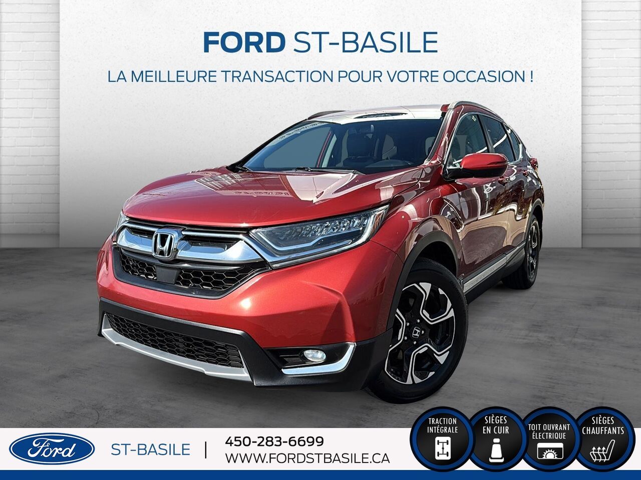 Red 2018 Honda CR-V SUV / Crossover All-Wheel Drive Automatic