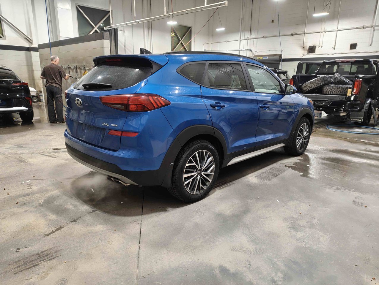 2019 Hyundai Tucson Luxury AWD Blue Sherwood Park - photo #5