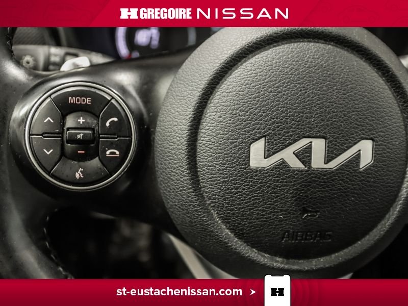 Kia Soul SE4477 | EV Premium CUIR ELECTRIQUE APPLE CARPLAY 2022 Bleu Laval - photo #15