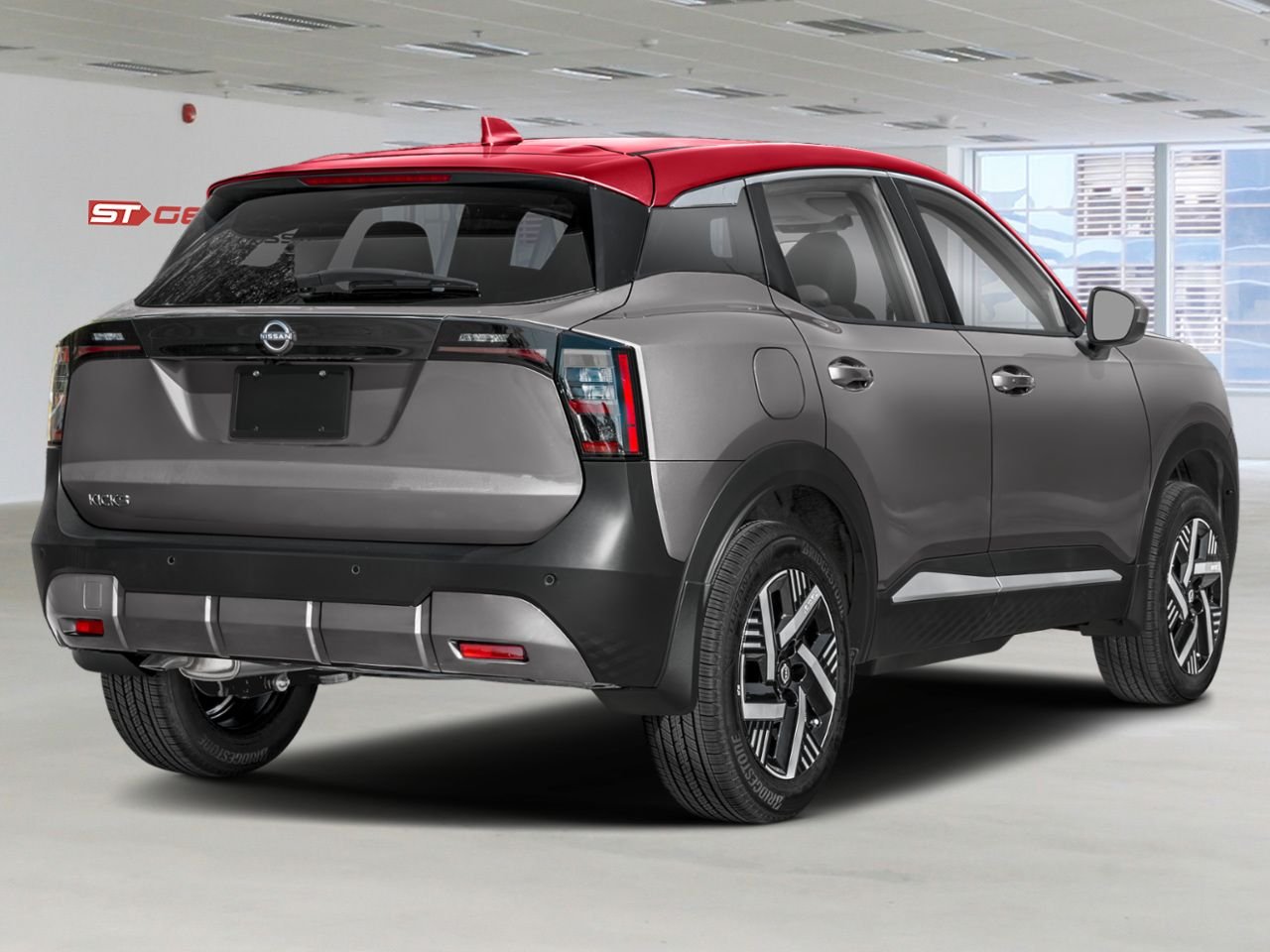 2026 NISSAN Kicks Gun Metal Metallic/Scarlet Ember Tintcoat Saint-Georges - photo #1