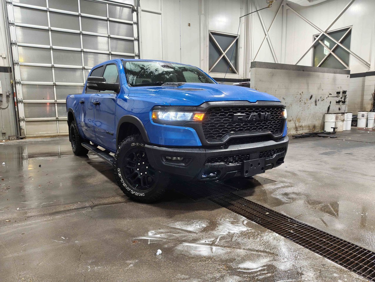 2025 Ram 1500 Rebel 4x4 Crew Cab 5'7 Box Blue Sherwood Park - photo #1