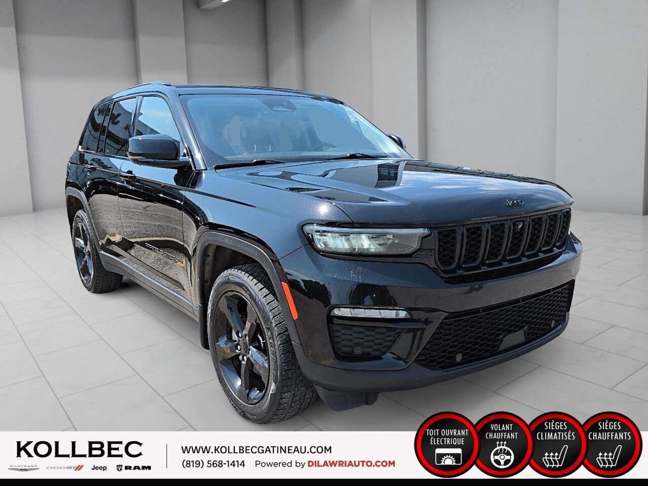 2023 JEEP GRAND CHEROKEE 26561 | Limited 4x4 Black Gatineau - photo #11