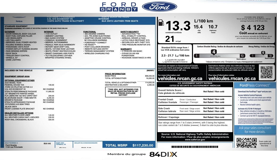 2025 Ford EXPEDITION Black Granby - photo #33