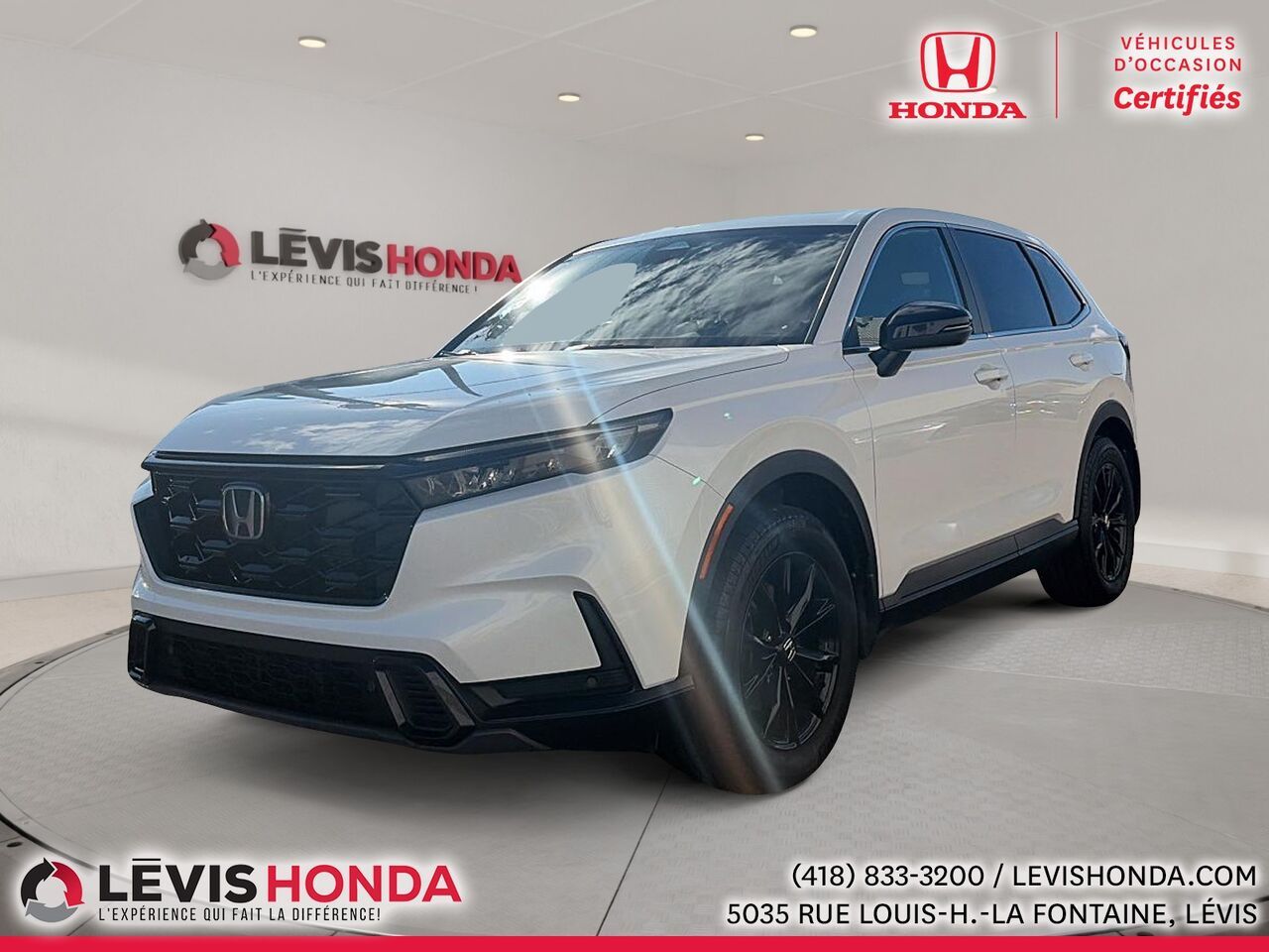 White 2024 Honda CR-V Hybrid SUV / Crossover Continuously Variable Transmission
