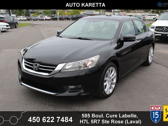 Honda Berline Accord Touring Toit ouvrant Navigation Camera Cuir Mags 2015 Noir