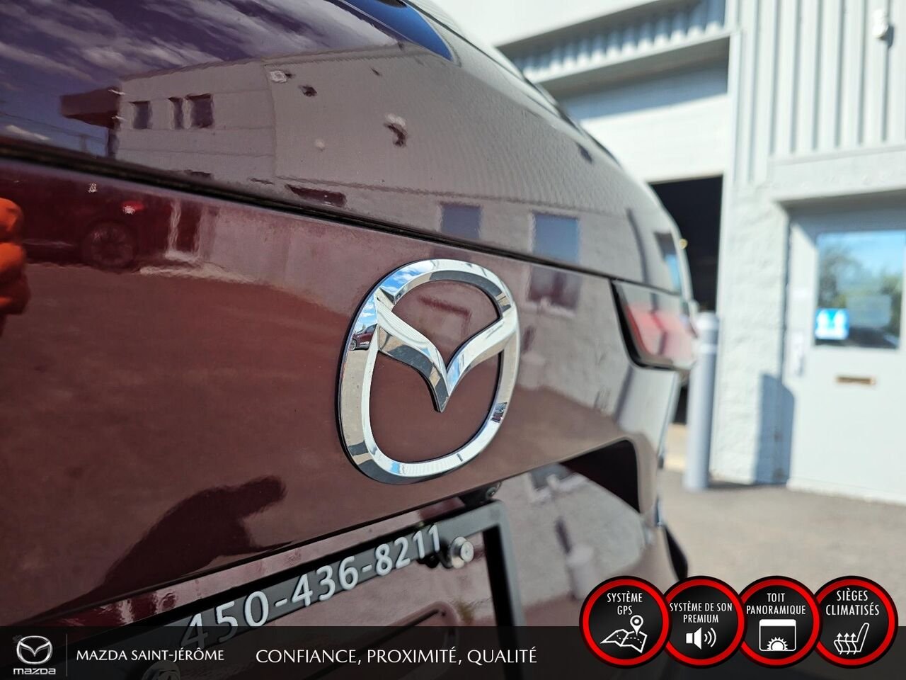Mazda CX-90 hybride léger 2025 Rouge Saint-Jérôme - photo #7