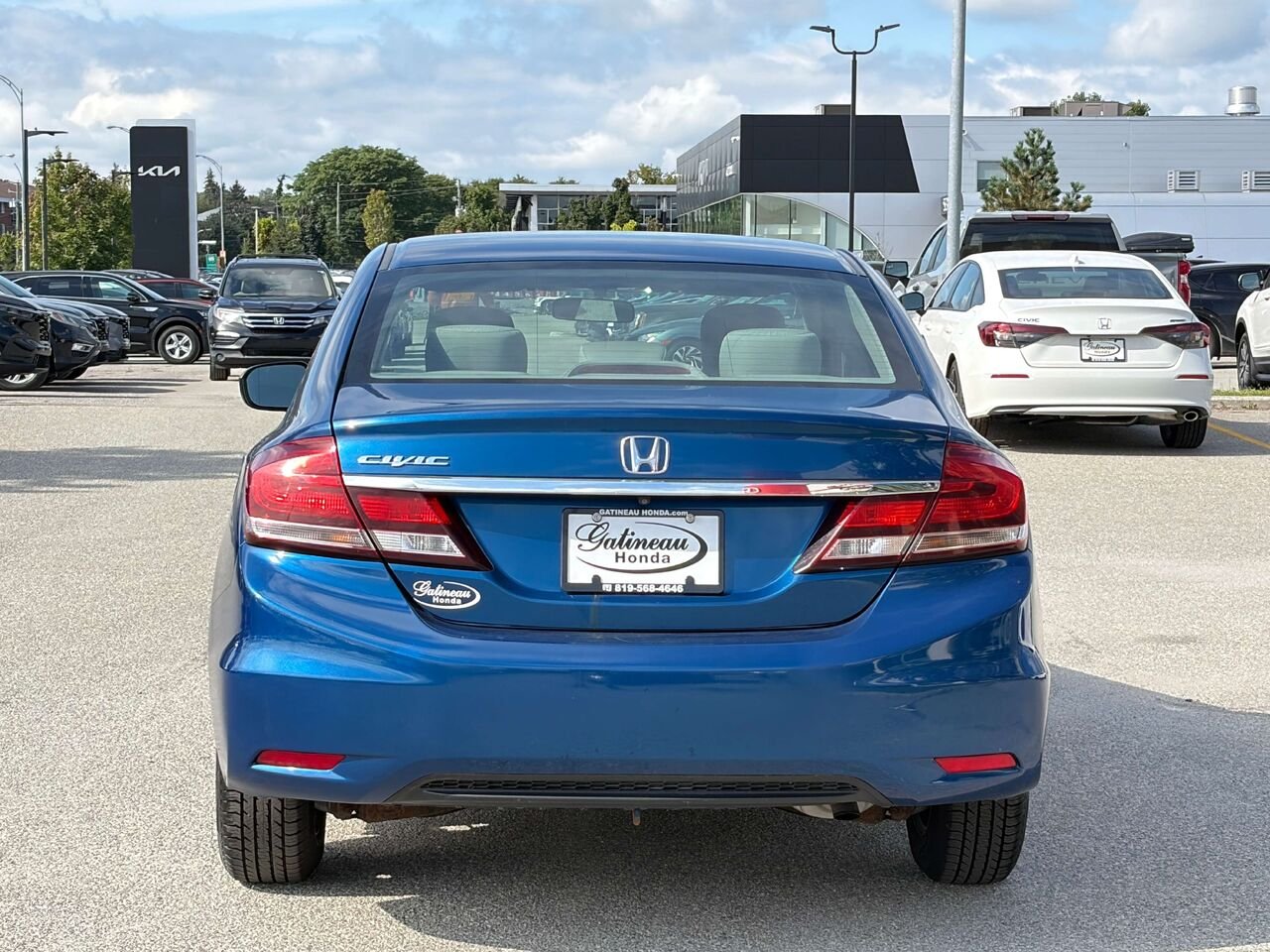 Honda Civic LX 2015 Bleu Gatineau - photo #4