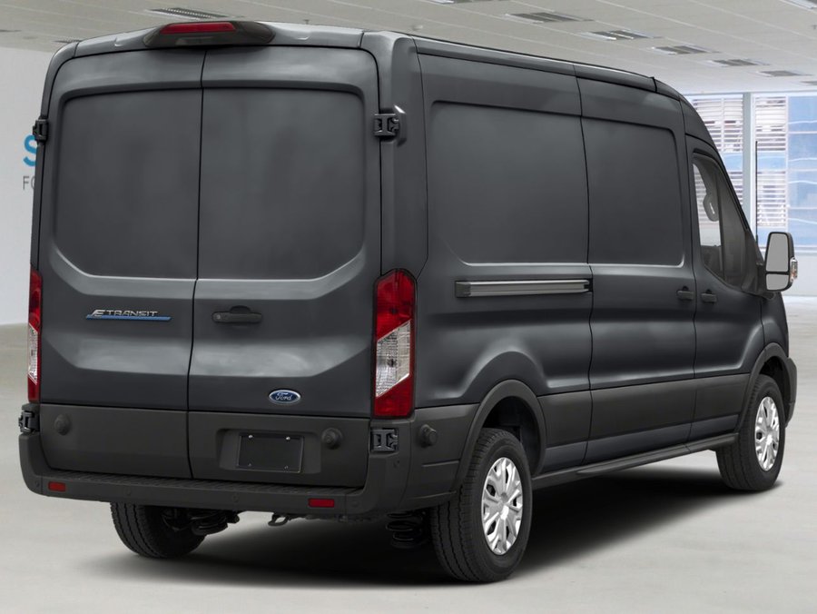 2025 Ford E-Transit Cargo Van Carbonized Grey Metallic