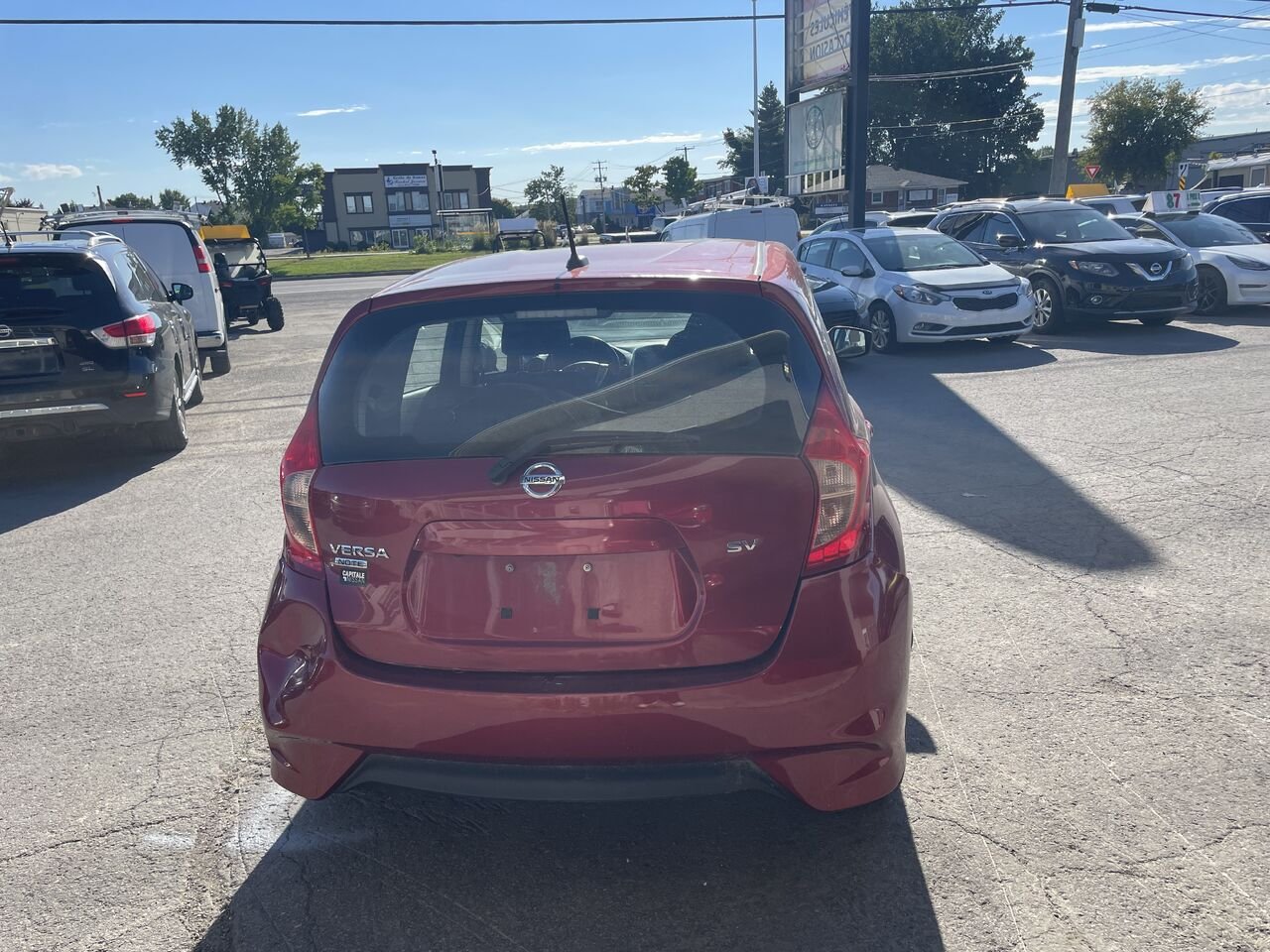 2018 Nissan Versa Note Red  - photo #5