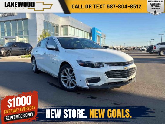 2017 Chevrolet Malibu LT 1.5T | Bucket Seats White