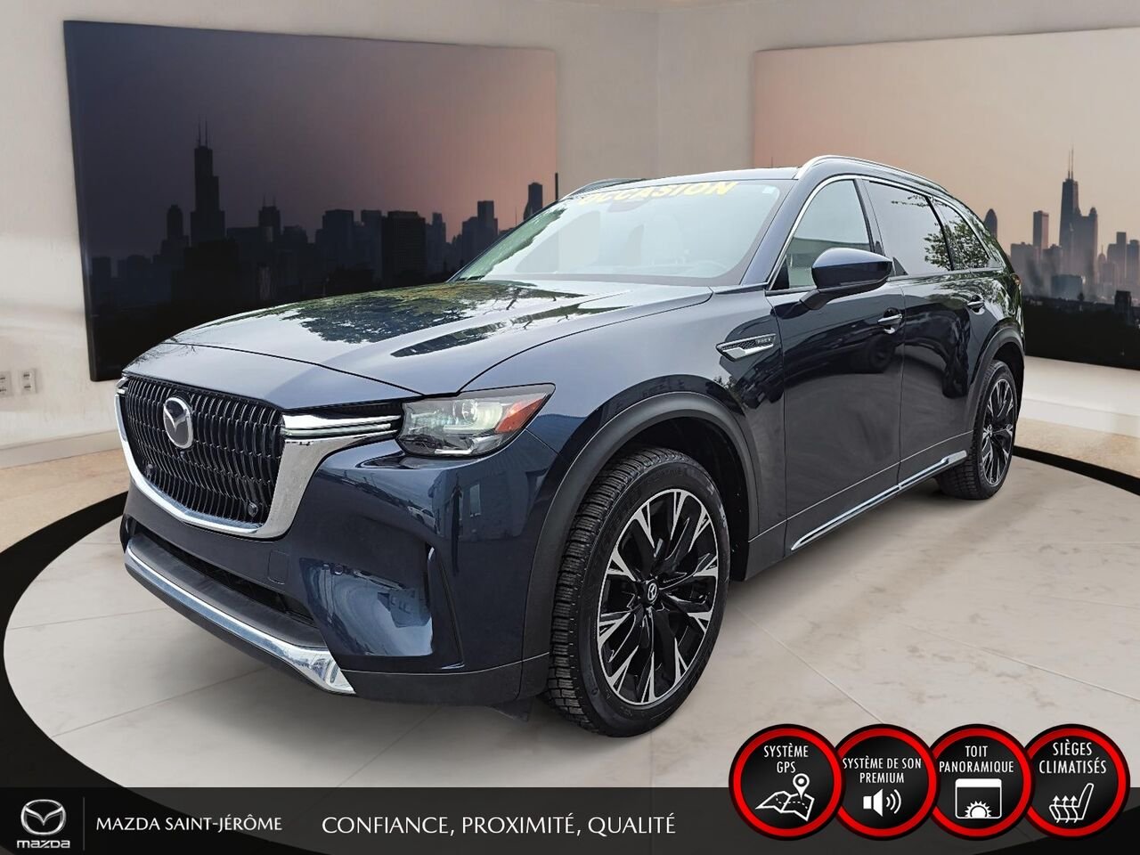 2025 Mazda CX-90 hybride rechargeable Blue Saint-Jérôme - photo #0