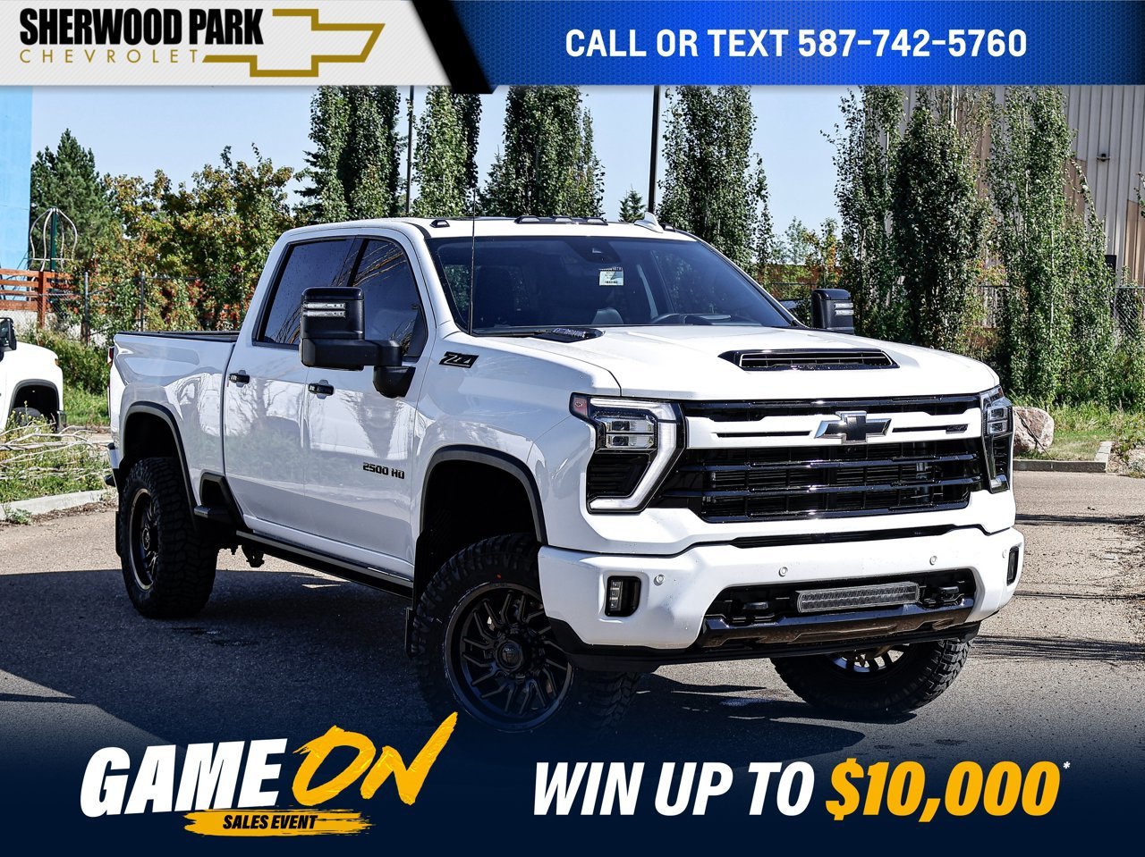 2024 Chevrolet Silverado 2500HD 4WD Crew Cab 159 LTZ White Sherwood Park - photo #0