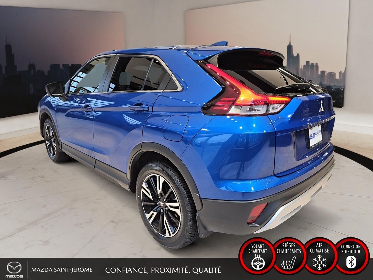 2025 Mitsubishi Eclipse Cross SEL | AWD | MAGS | PUSH START | Blue Saint-Jérôme - photo #8