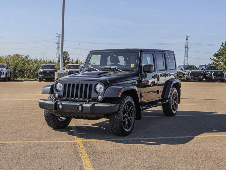 2018 Jeep Wrangler JK Unlimited Sahara V6 Auto 4X4 | Navigation | Heated Leather Seats Black