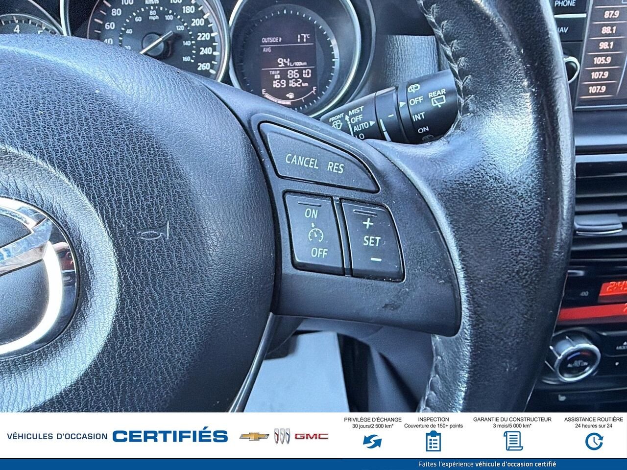 Mazda CX-5 Traction intégrale, 4 portes, boîte automatique, GT 2015 Rouge Montmagny - photo #12