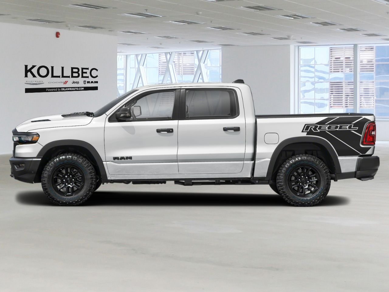 2026 RAM 1500 261790 | Rebel cabine d'équipe 4x4 caisse de 5 pi 7 po Bright White Gatineau - photo #2