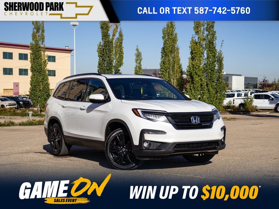 2020 Honda Pilot Black Edition 3.5L | 7 Passenger White