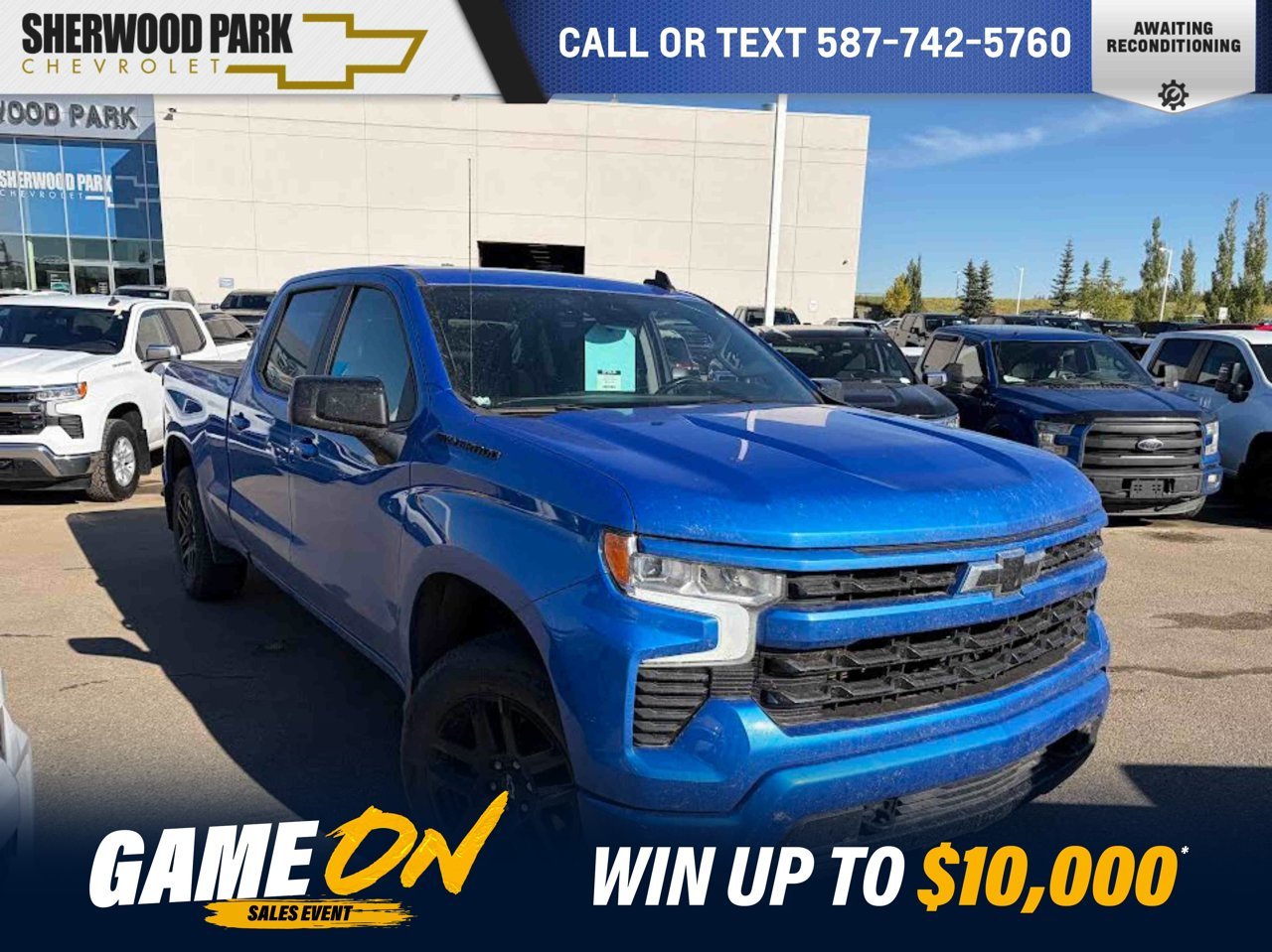 2025 Chevrolet Silverado 1500 4WD Crew Cab 147 RST Blue Sherwood Park - photo #0