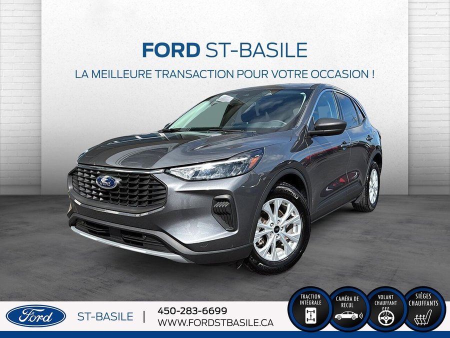 2023 Ford Escape ACTIVE | VOLANT ET SIEGES CHAUFFANT | SEULEMENT 14256 KM Grey