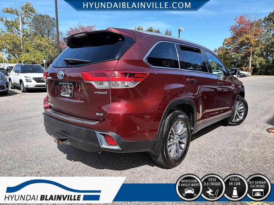 Toyota Highlander XLE hybride AWD, 2019 Rouge