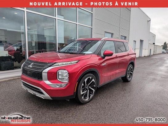 Mitsubishi Outlander PHEV SEL S-AWC PHEV PLUG IN-CUIR-TOIT OUVRANT-BANC CHAUFFANT 2024 Rouge