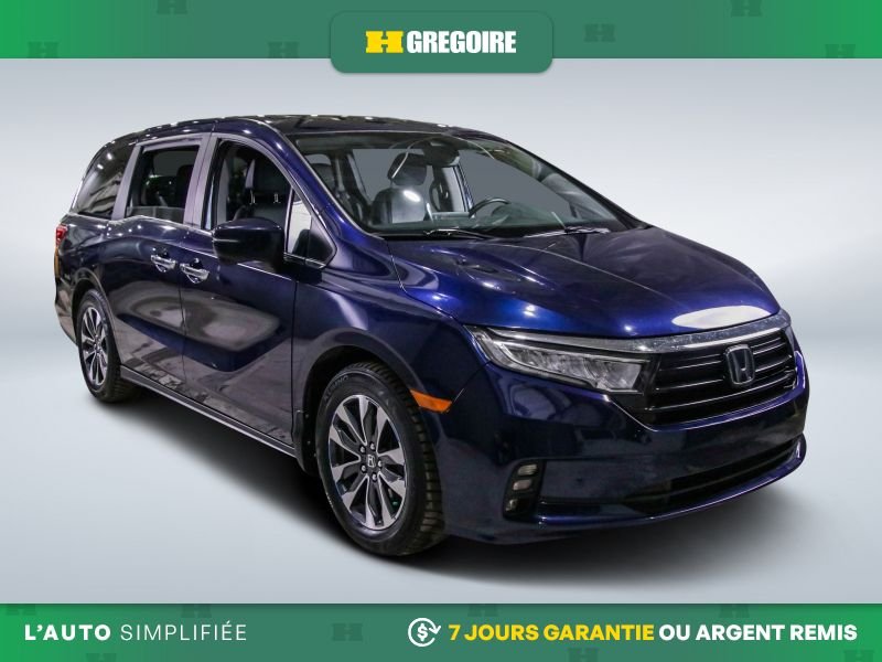 Honda Odyssey 729446 | EX-L Navi AUTO A/C CUIRTOIT NAV GR ELECT MAGS CAM 2022 Bleu Laval - photo #0