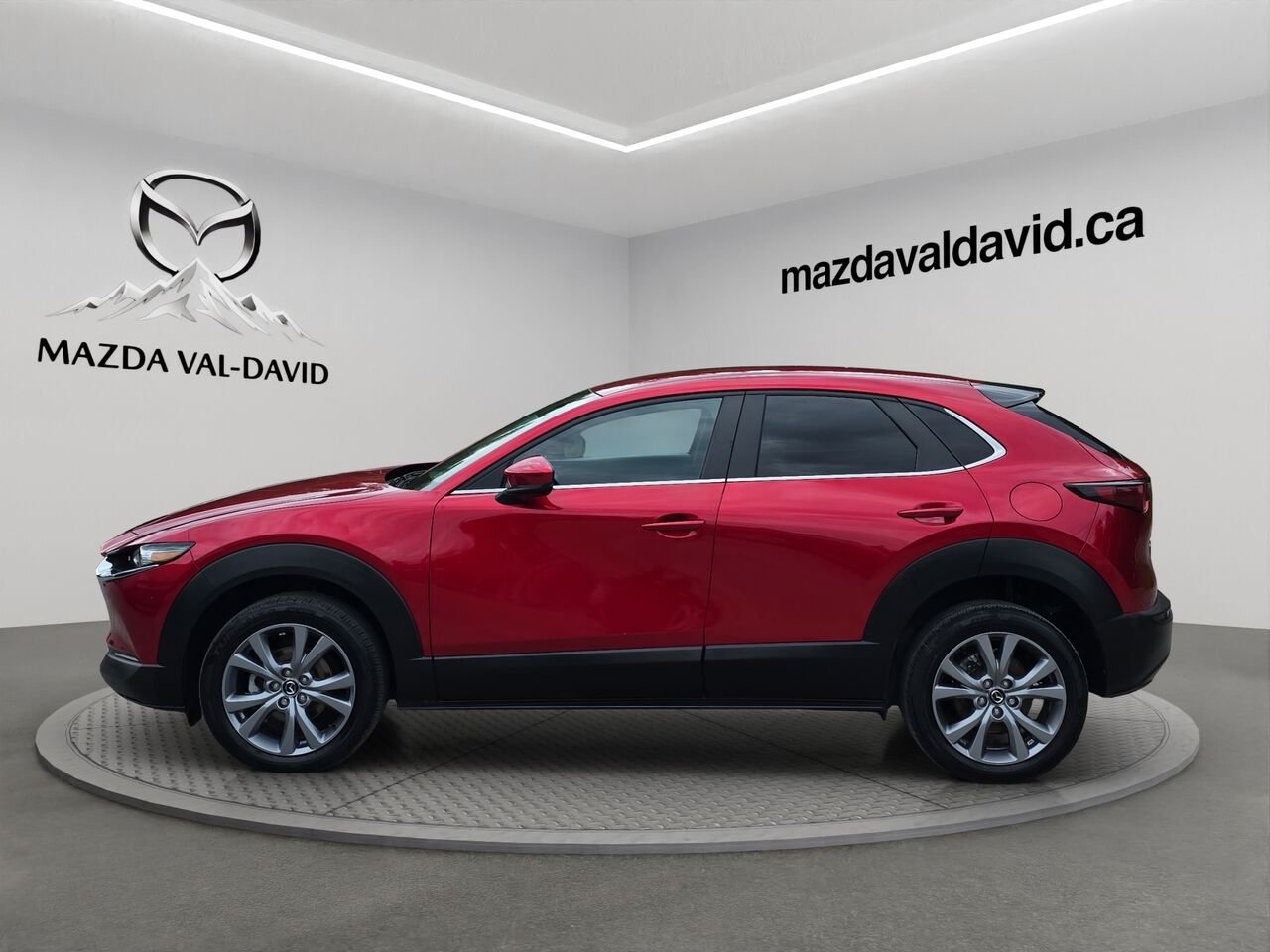 2023 Mazda CX-30 GS TI, INTÉGRALE, SIÈGES CHAUFFANTS, AUXILIÈRE, VOLANT CHAUFFANT Red Val-David - photo #1