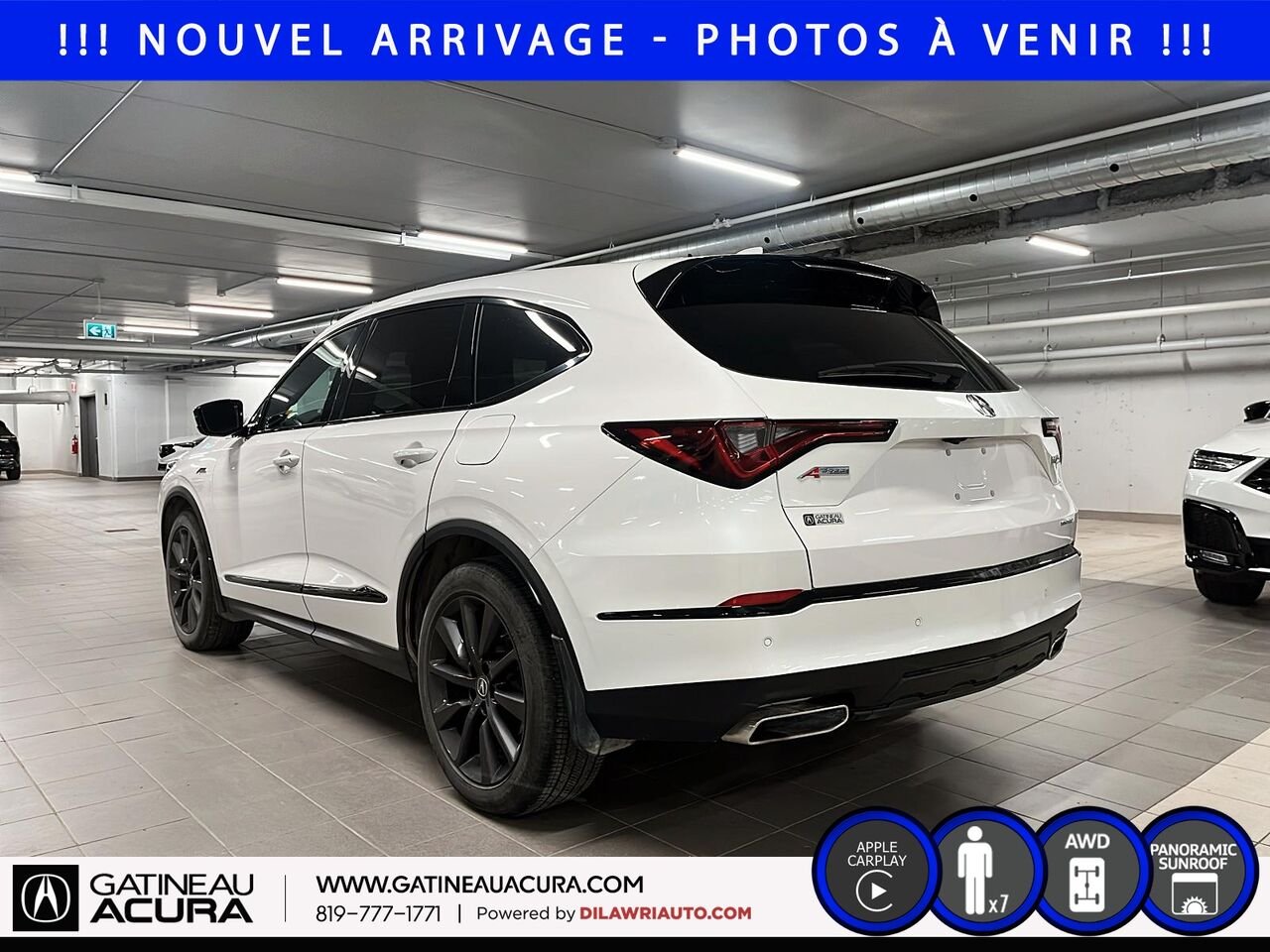2025 Acura MDX A-Spec SH-AWD White Gatineau - photo #6