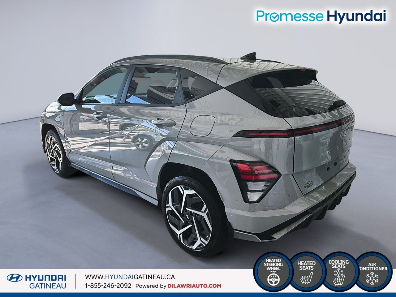 Hyundai Kona 1.6T N Line Ultimate TI 2025 Gris Ottawa & Gatineau - photo #3