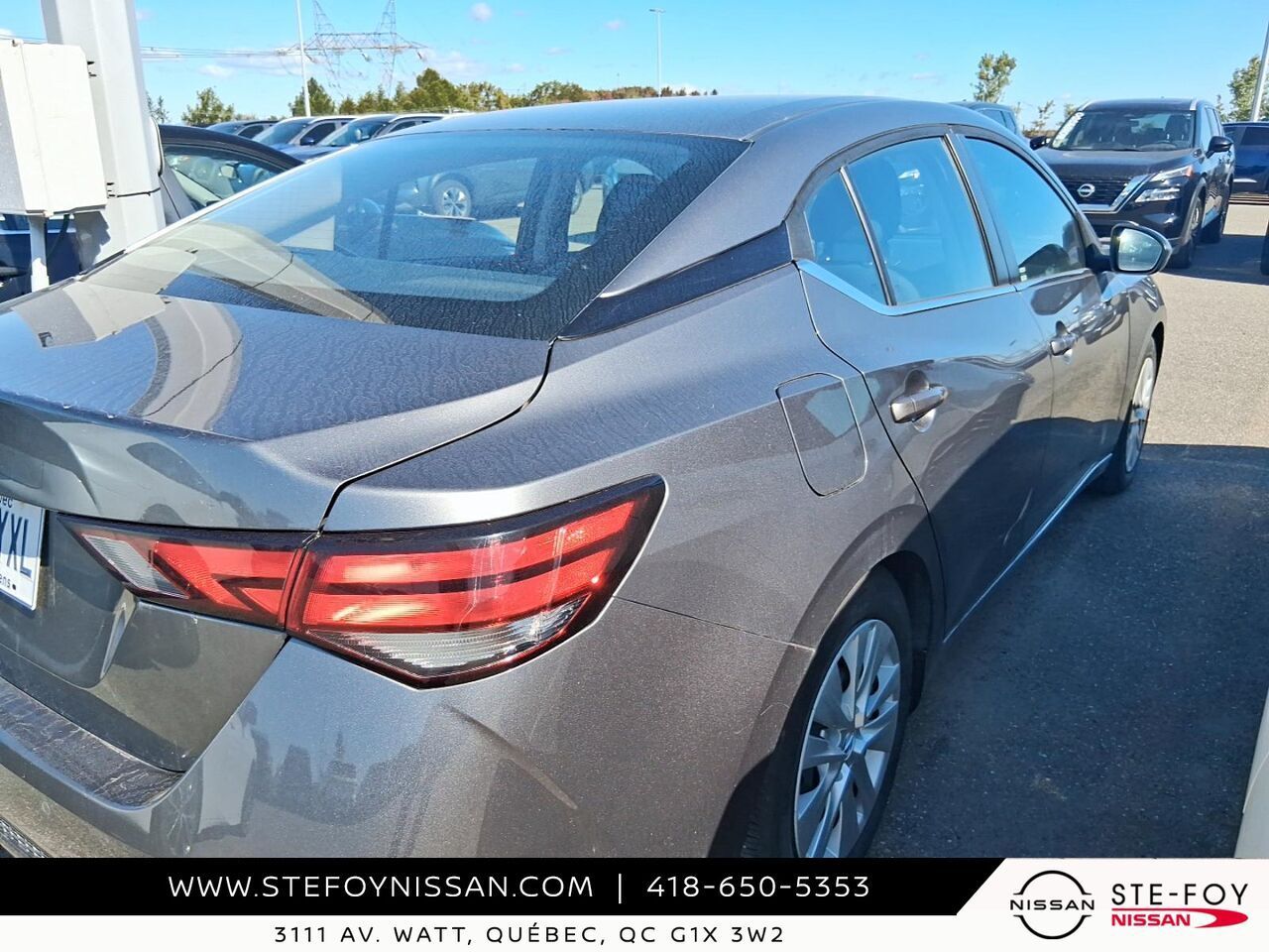 Gray 2022 Nissan Sentra Sedan Front-Wheel Drive Automatic