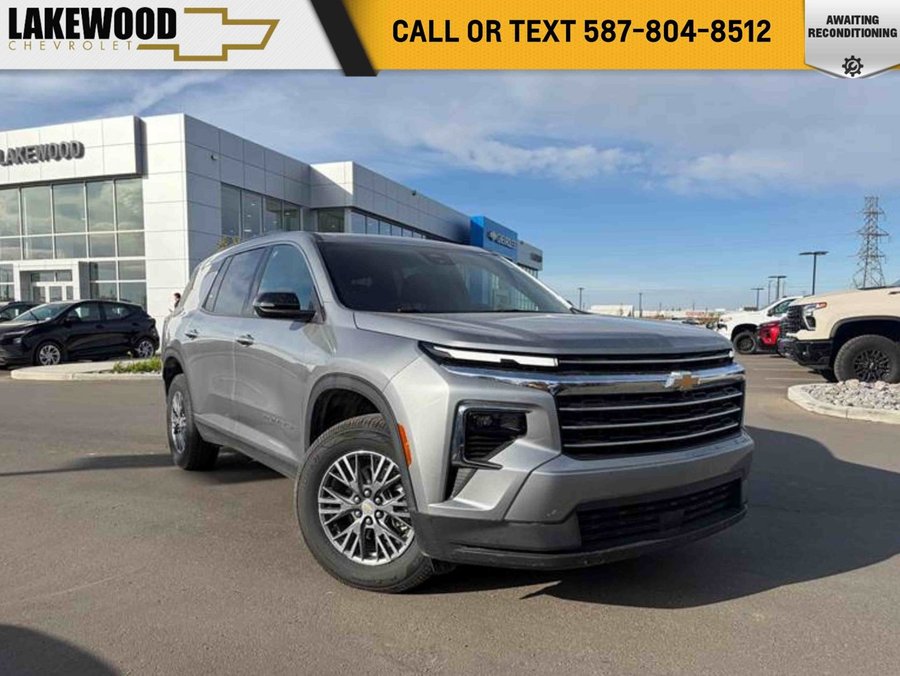 2026 Chevrolet Traverse LT 2LT AWD 2.5T 7 Passenger | Heated Leather Bucket Seats Grey