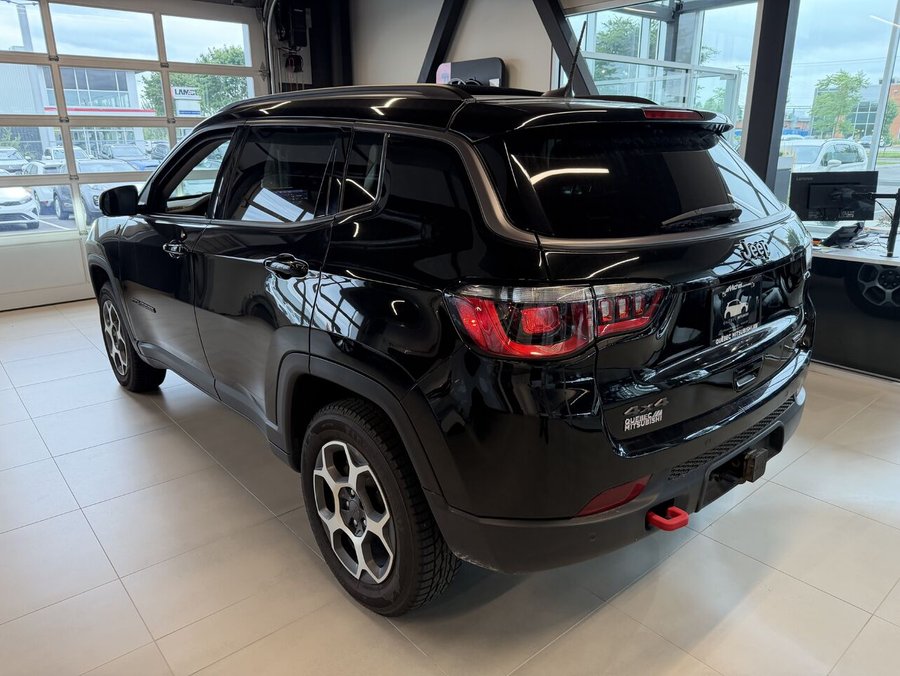 Jeep Compass Trailhawk 4x4, Entrée sans clef, Attache remorque 2022 Noir