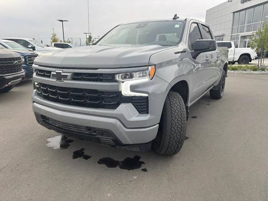 2024 Chevrolet Silverado 1500 RST True North 5.3L | Aftermarket Leather Suede Heated Seats Grey