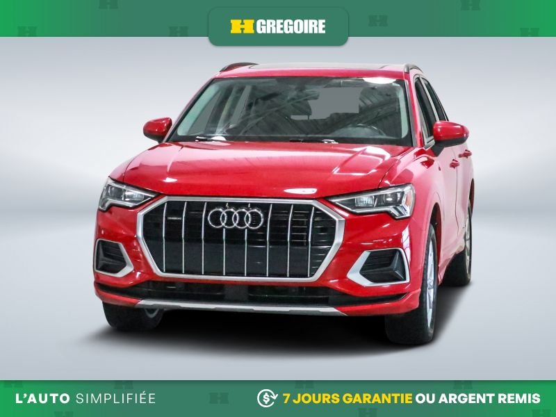 Audi Q3 Komfort CAM RECUL A/C CUIR TOIT OUVRANT AM/FM BLUE 2020 Rouge