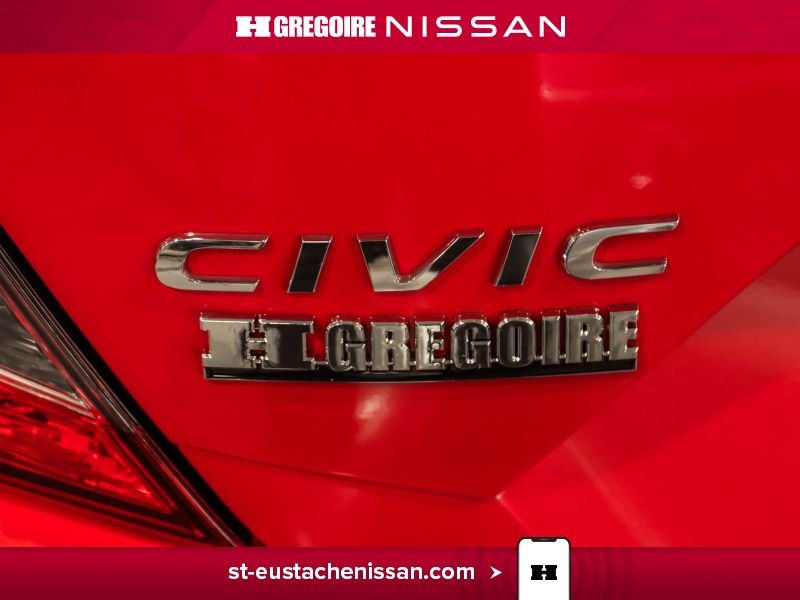 Honda Civic SE4419 | Manual SI MAGS GPS CLIMATISATION RARE 2019 Rouge Laval - photo #15