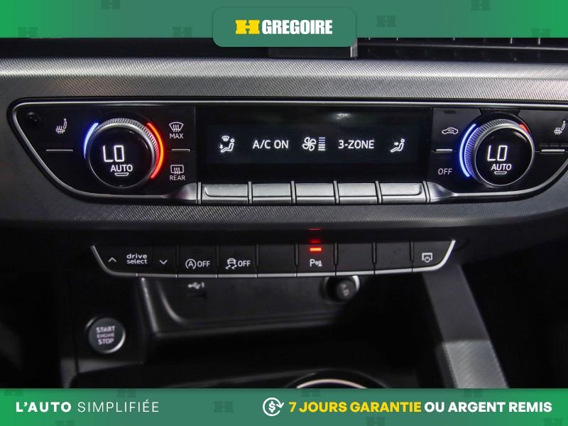 Audi A4 821306 | PROGRESSIVE AWD AUTO A/C CUIR TOIT NAV MAGS 2021 Noir Laval - photo #15