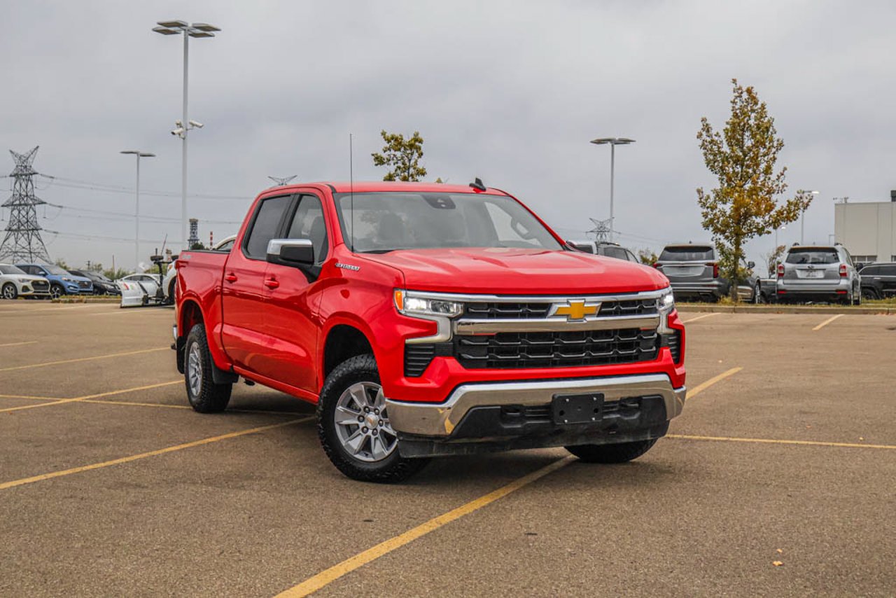 2026 Chevrolet Silverado 1500 4WD Crew Cab 147 LT Red Sherwood Park - photo #1