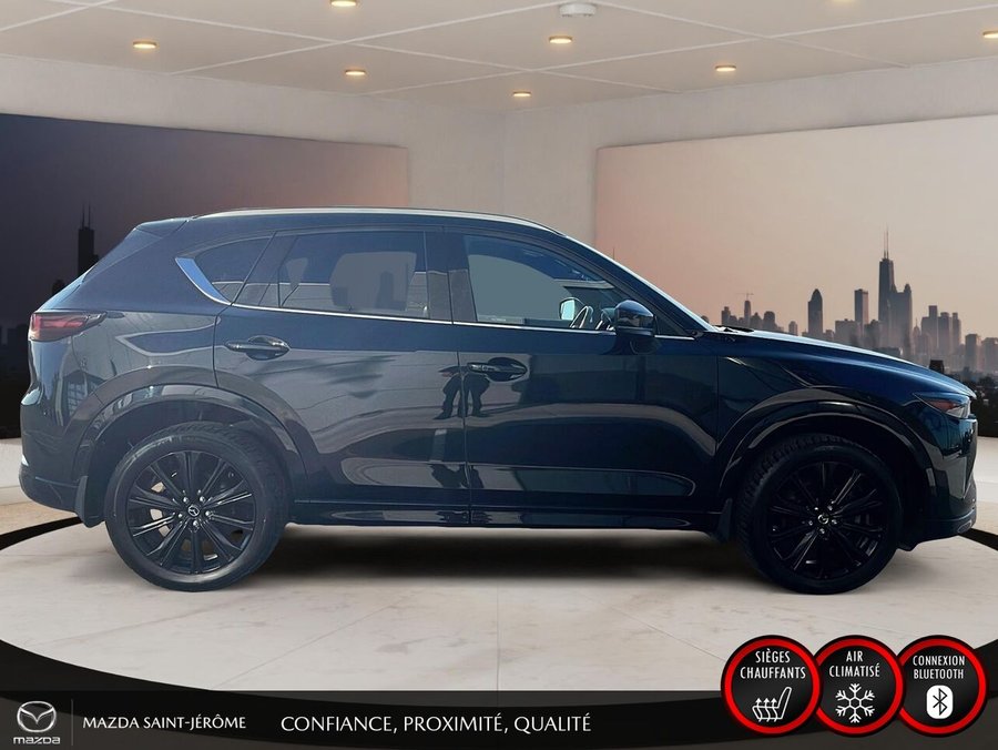 Mazda CX-5 Sport avec moteur turbo | AWD | TOIT OUVRANT | CUIR | NAVIGATION 2022 Noir