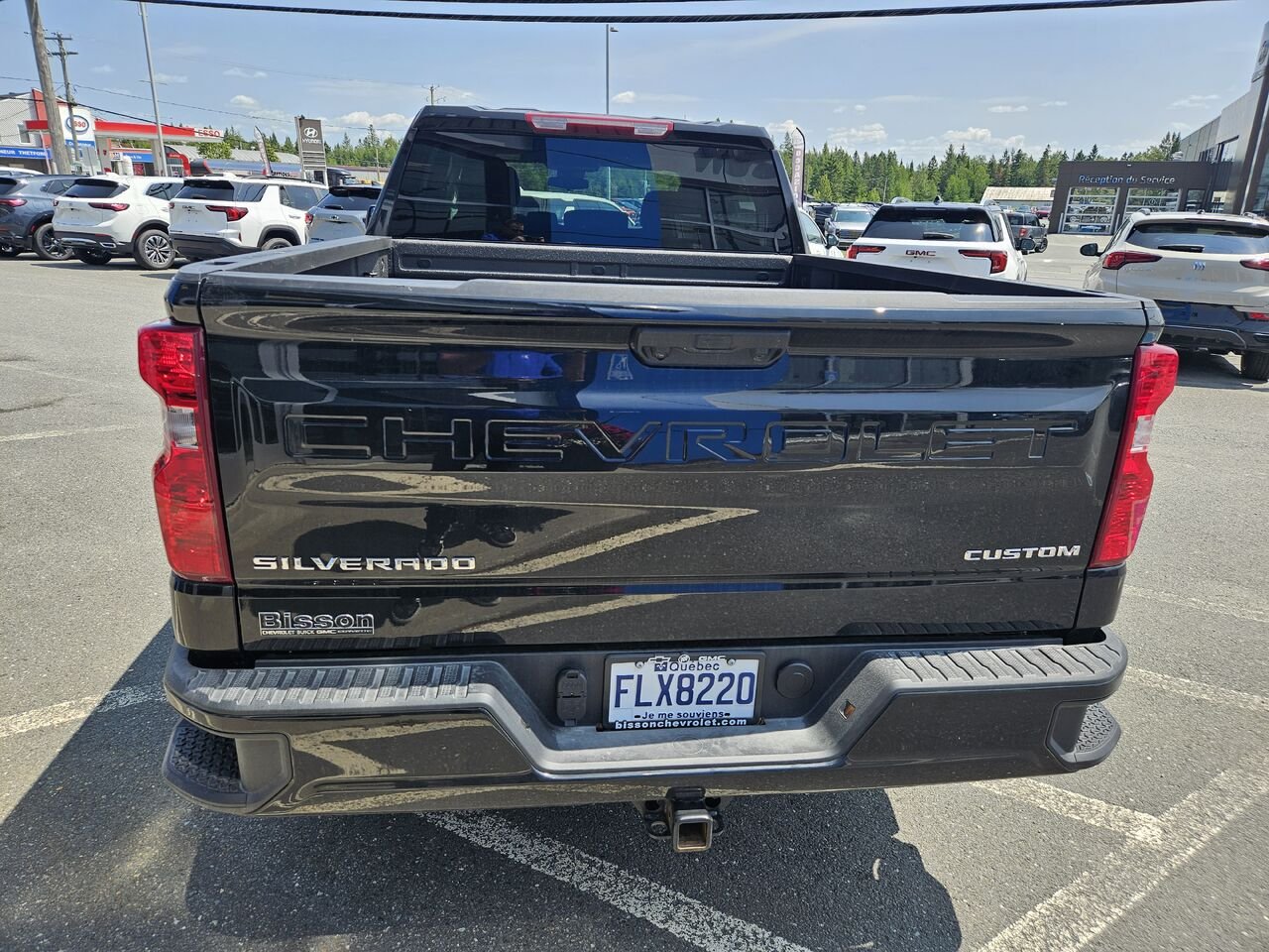 Chevrolet Silverado 1500 Custom cabine multiplace 4RM 157 po 2026 Noir Thetford Mines - photo #3