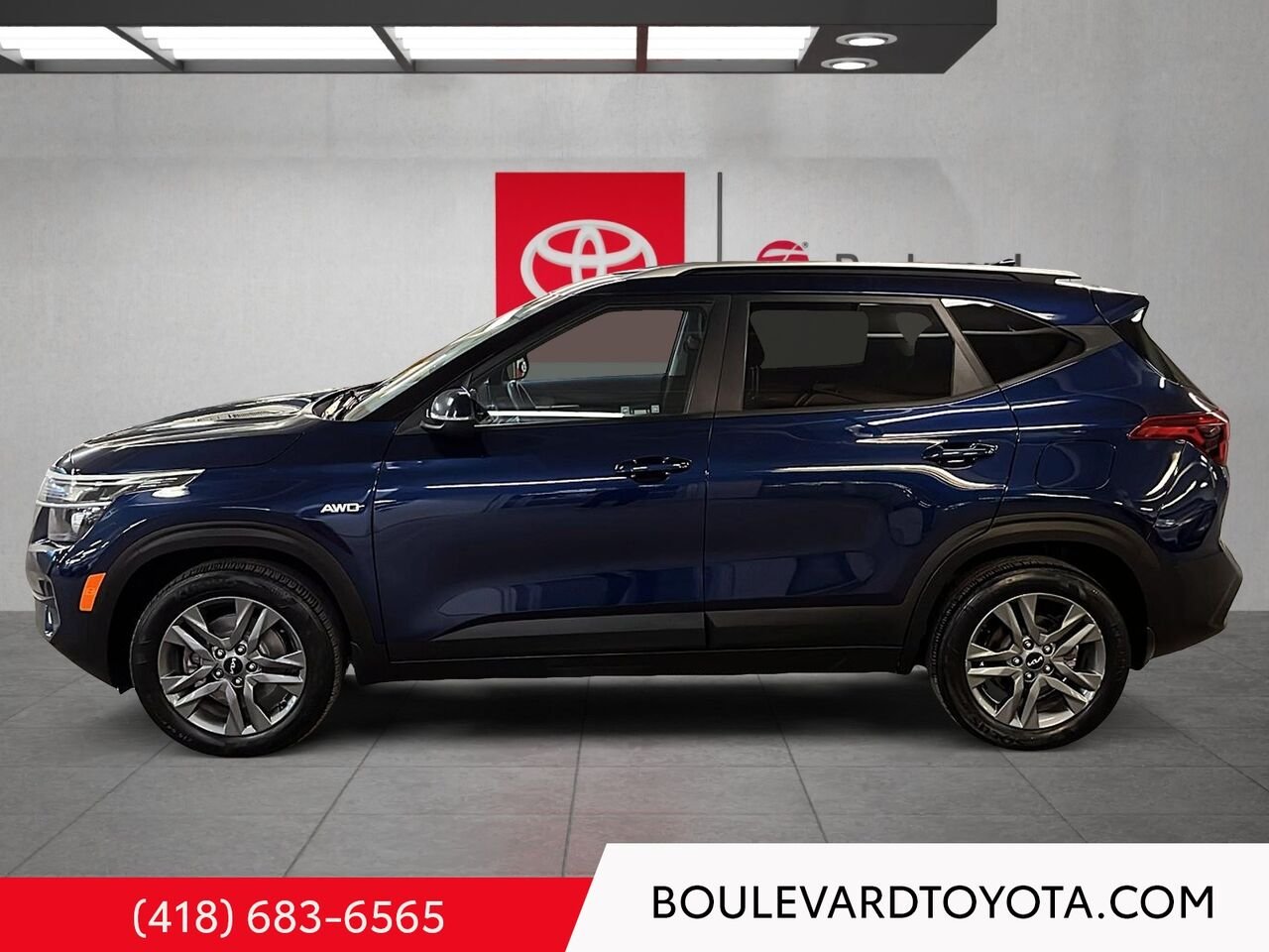 2023 Kia Seltos 100417A-10 | LX, AWD Blue Québec - photo #5